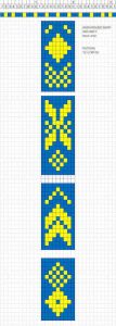 Sami Band Weaving Drafts - 7 threads