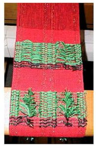 Corduroy Trees On Loom